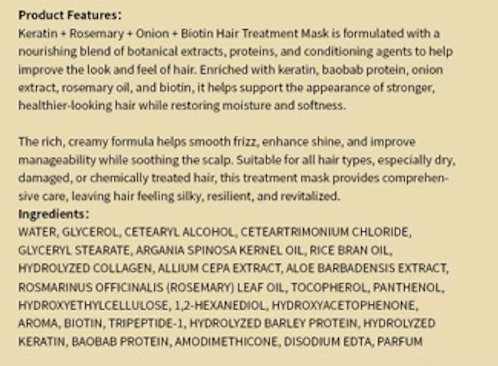 AMEÁ ROSEMARY FLORAL TREATMENT MASK